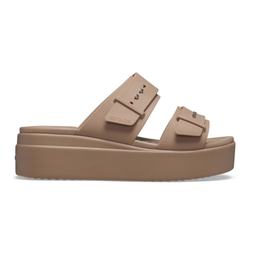 CROCS BROOKLYN SANDAL LOW GOMMA CUOIO CR.207431