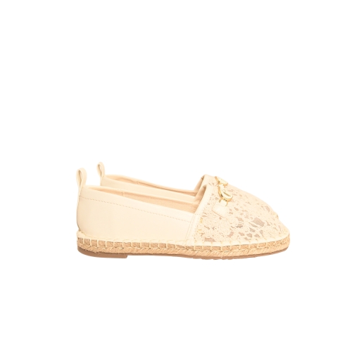 LIU JO ESPADRILLAS MACRAME&#039; TESSUTO LATTE SA6097EX34900005