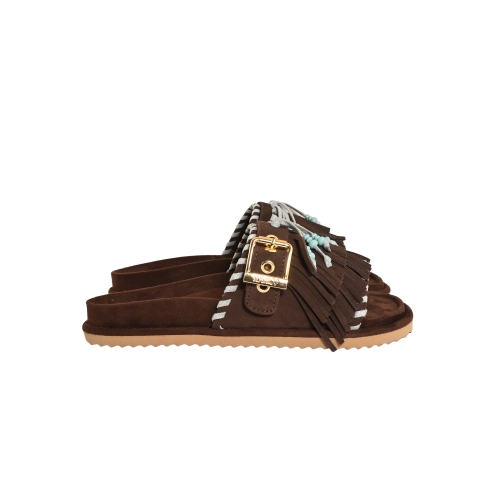 COLORS OF CALIFORNIA CIABATTA PELLE SCAMOSCIATA CAFFE&#039; HC.BIOW603