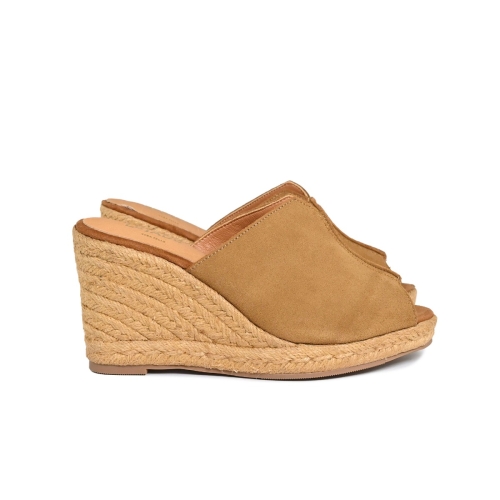 LEJADE CIABATTA FONDO CORDA PELLE CUOIO 3316