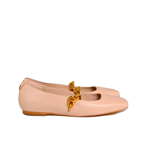 GUESS BALLERINA PELLE NUDE FLTBLELEA02