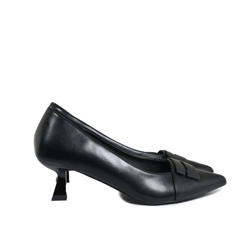 GOLD&amp;GOLD DECOLLETE ECOPELLE NERO GP705