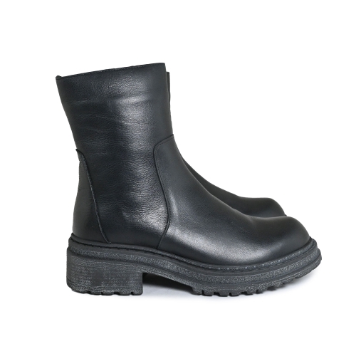BUENO STIVALETTO PELLE NERO WD2102