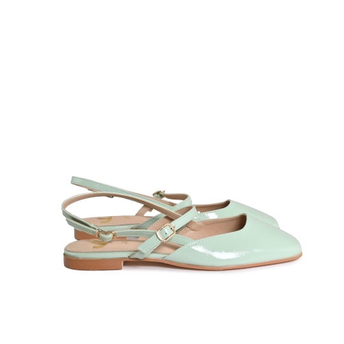 GOLD&amp;GOLD SLINGBACK VERNICE VERDE GD223