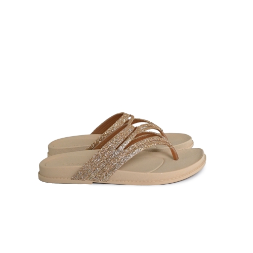 GRENDHA CIABATTA GLITTER GOMMA ORO GR.19011