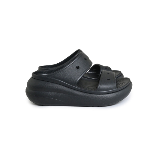 CROCS CIABATTA PLATFORM GOMMA NERO CLASSIC CRUSH SANDAL CR.207670