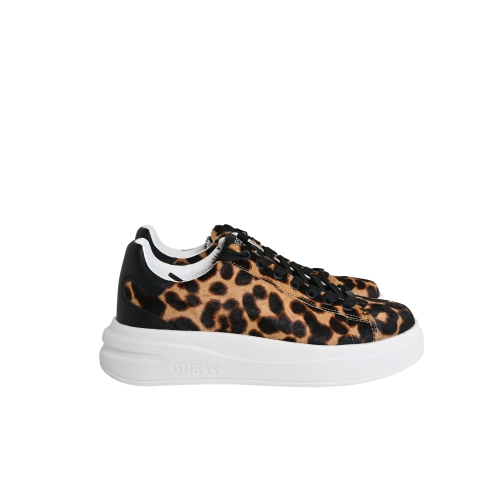 GUESS SNEAKERS MISTO PELLE ANIMALIER FLTEL08LEA12