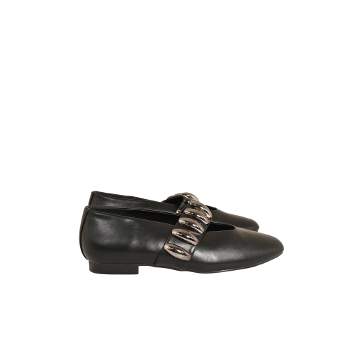 GOLD&amp;GOLD BALLERINA ECOPELLE NERO GP868