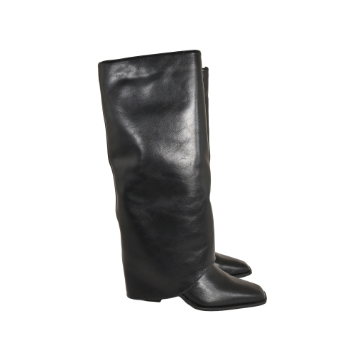 GOLD&amp;GOLD STIVALE ECOPELLE NERO GD350