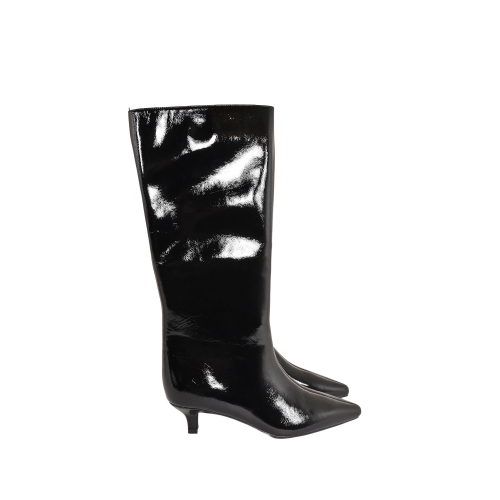 GOLD&amp;GOLD STIVALE VERNICE NERO GY439