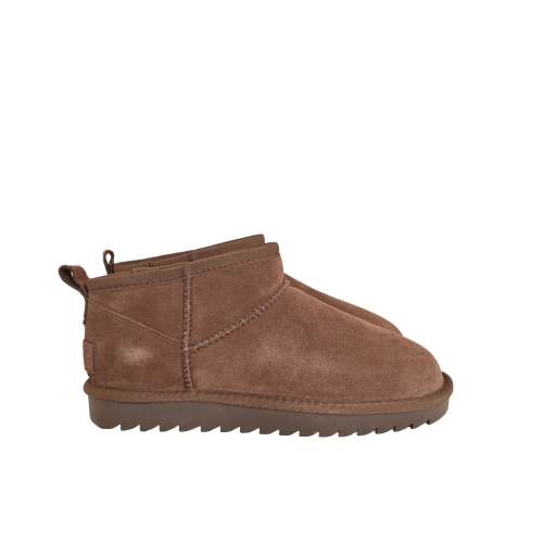 COLORS OF CALIFORNIA STIVALETTO PELLE SCAMOSCIATA MARRONE YW078