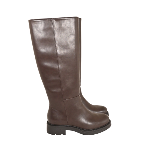 GOLD&amp;GOLD STIVALE ECOPELLE MARRONE GR633