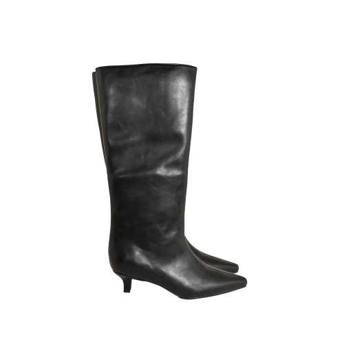 GOLD&amp;GOLD STIVALE ECOPELLE NERO GY439