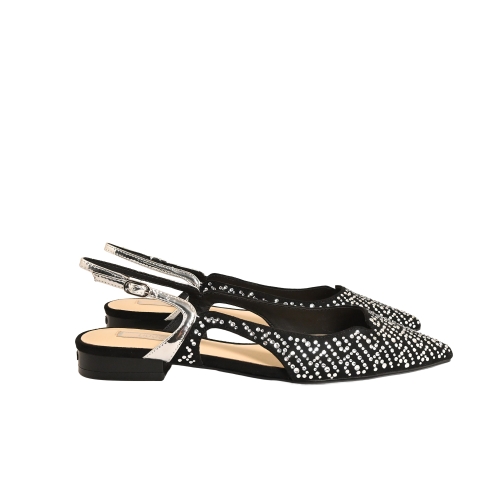 LIU JO SLINGBACK FULL STRASS TESSUTO NERO SA6029TX52701039