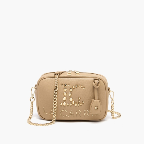 LA CARRIE BAG BORSA A TRACOLLA ECOPELLE BEIGE 131M-PA-670-SYN/BEI