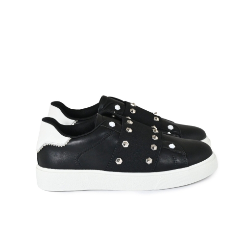 GOLD&GOLD SNEAKERS ECOPELLE NERO GB555
