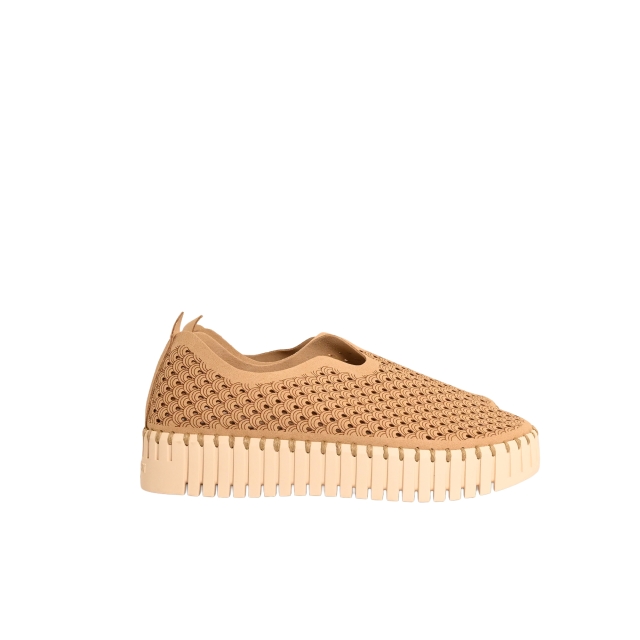ILSE JACOBSEN SCARPA PLATFORM MICROFIBRA BEIGE TULIP3373